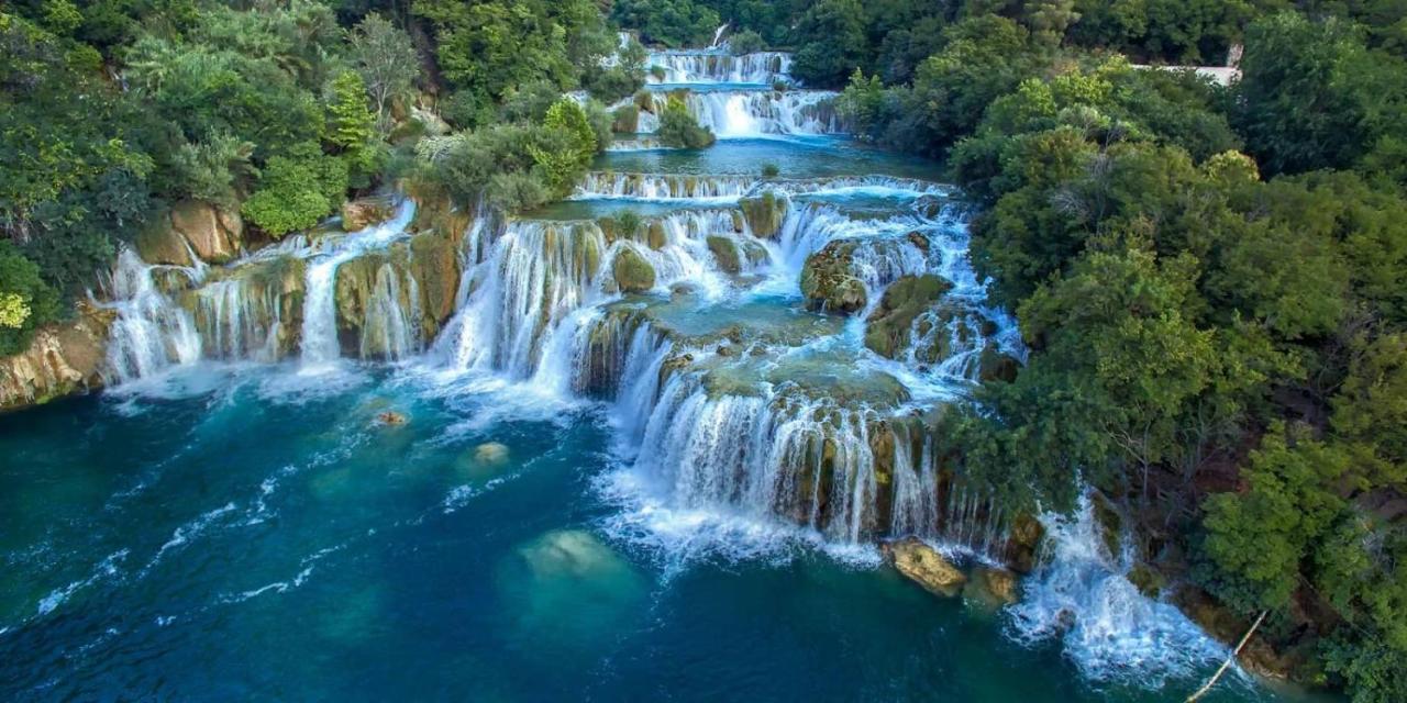 Mediterranean Olive Waterfallskrka-Croatia Villa Gulin Bagian luar foto